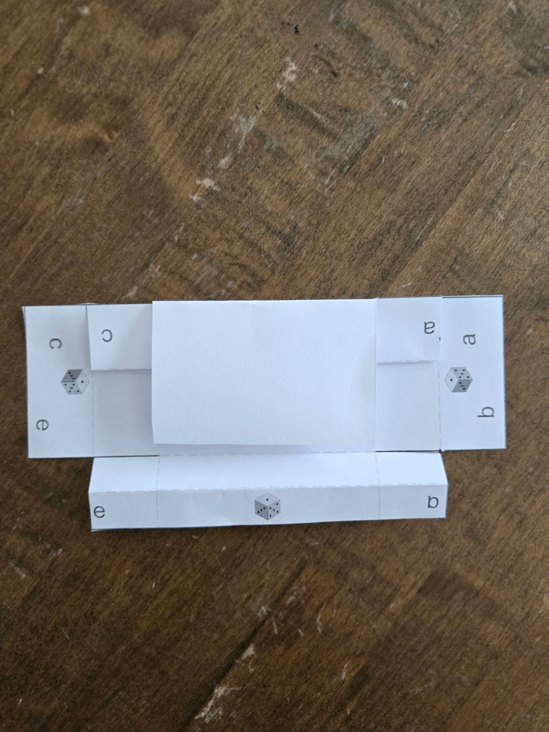 Tray in use