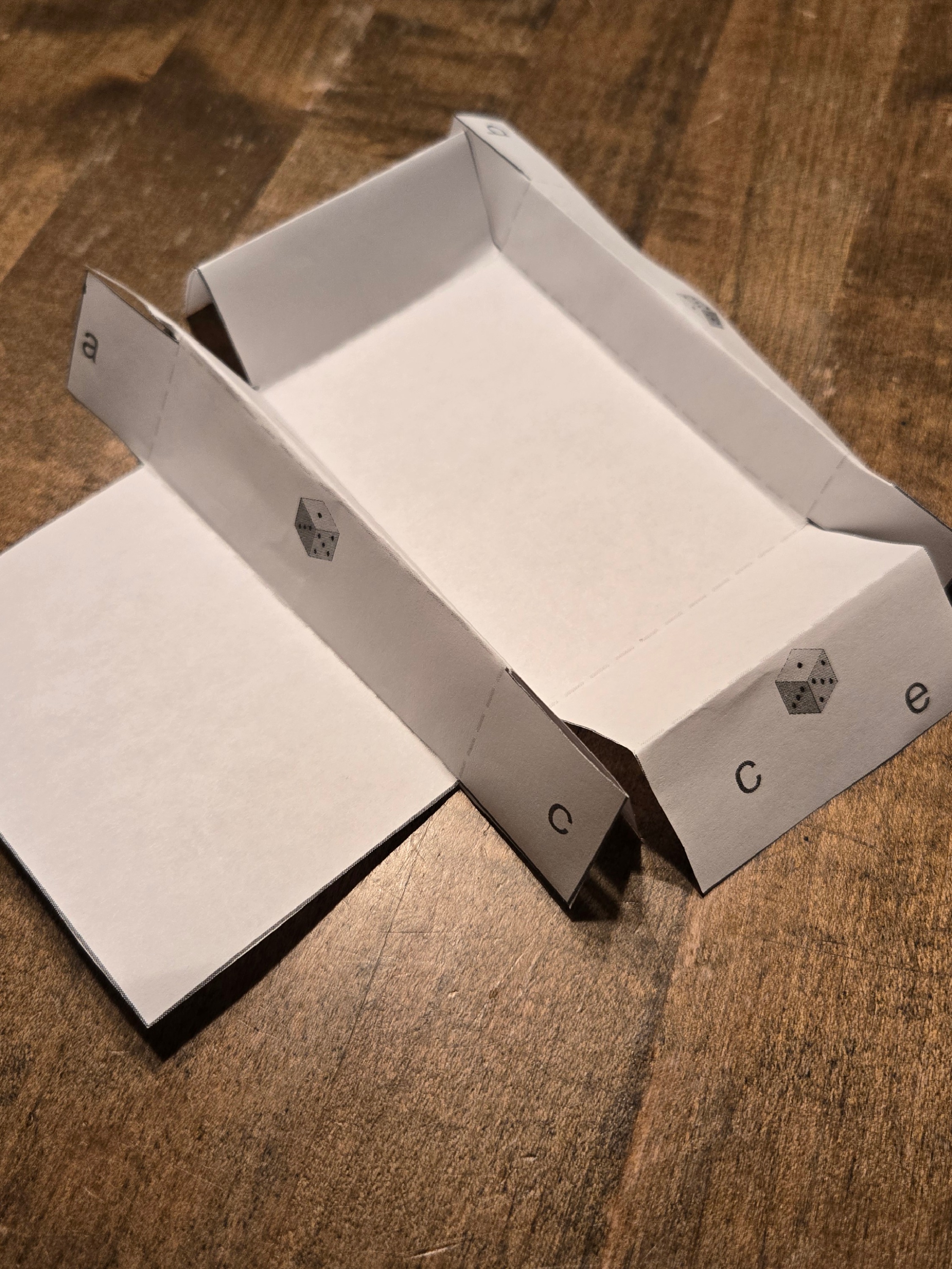 Fold up the sides