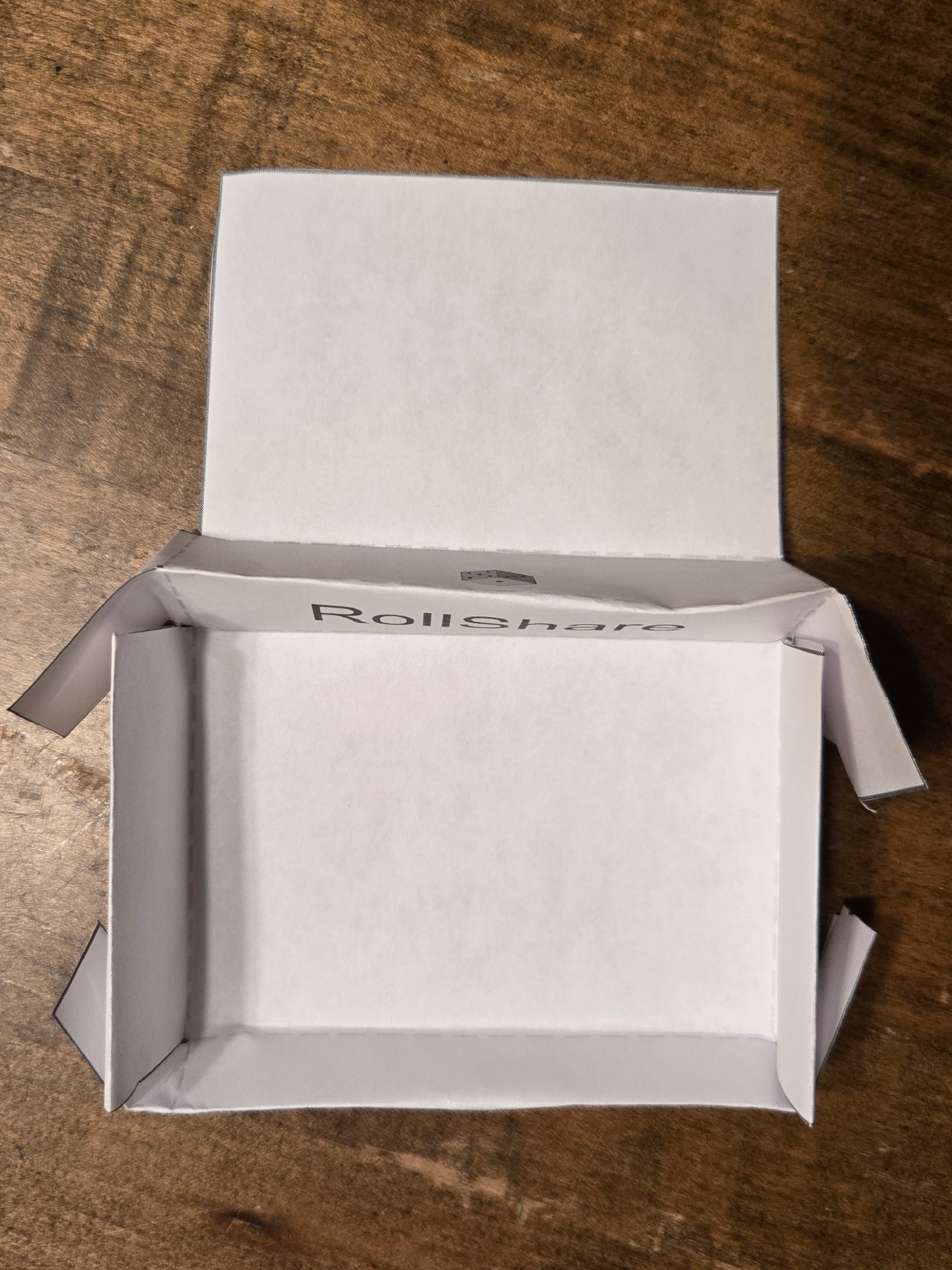 Tray in use